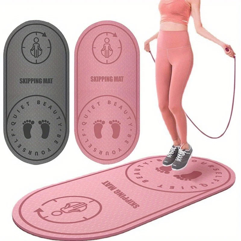 ThicknessTPE Jump Rope Mat Durable Non-slip Fitness Exercise Ma