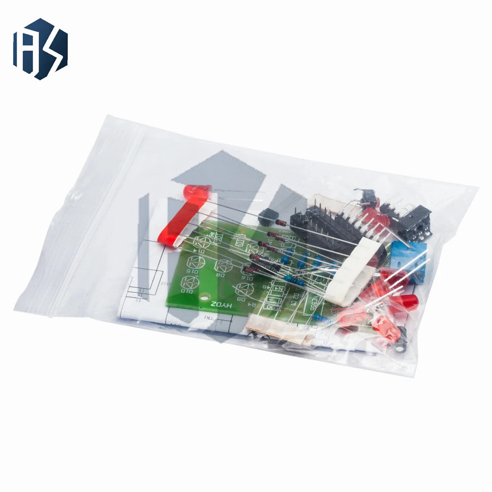 Electronic Dice Led Parts Cd4017 Ne555 DIY Production Reverse Zpaxo