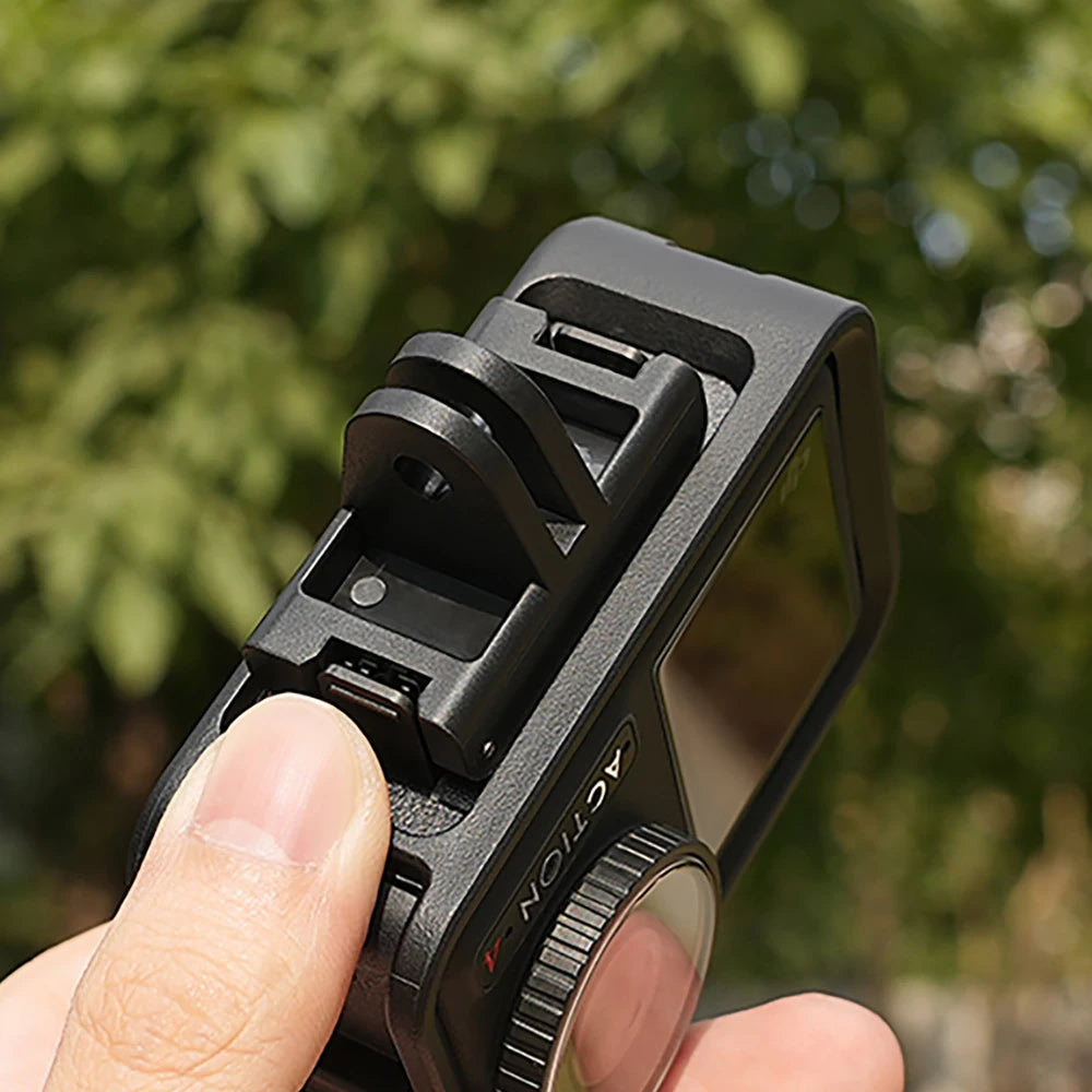 Magnetic Mount For DJI OSMO Action 3 Stable Action Camera Connection Travel Vlog Camera Accessories For Vlog Outdoor Shooting Zpaxo