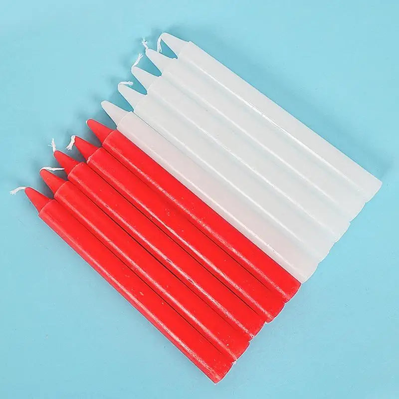 Household Candle Lighting Mini Taper Smokeless Odorless Candles