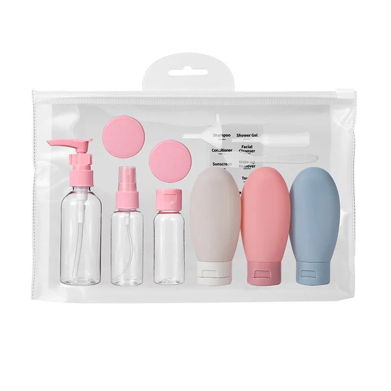 Travel Bottle Refillable Portable Plastic Shampoo Shower Gel Empty