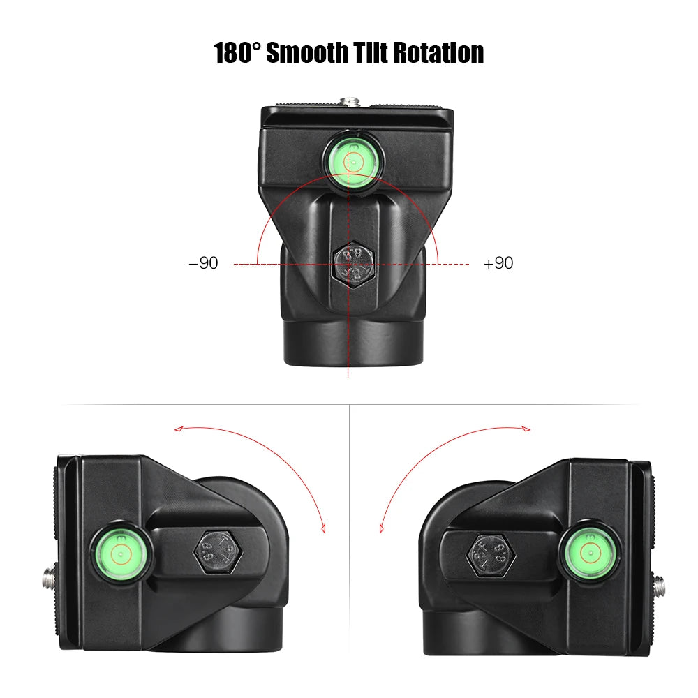 Andoer M-12 Monopod Tilt Head Panoramic Telephoto Bird Watching Quick