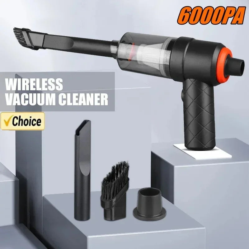 6000Pa Wireless Car Vacuum Cleaner Cordless Handheld Cleaning Robot