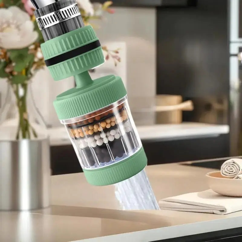 Kitchen Bathroom Shower Rotary Faucet Filter Foamer Universal Water Zpaxo