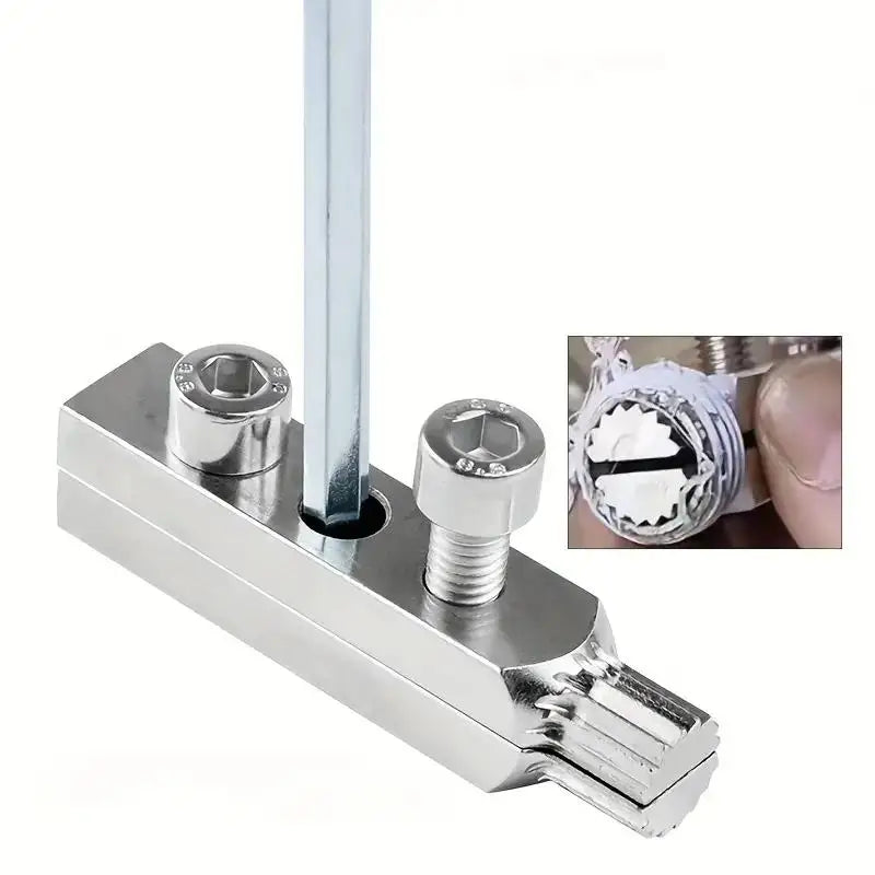 Professional steel plug valve remover-1/2 inch -3/4 inch adjustable angle remover, screw remover-plumber's repair kit Zpaxo