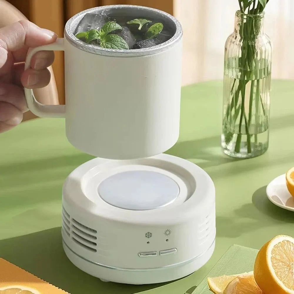 Quick Cooling Cup Compact One-button Switch Cold Warm Food-contact Zpaxo