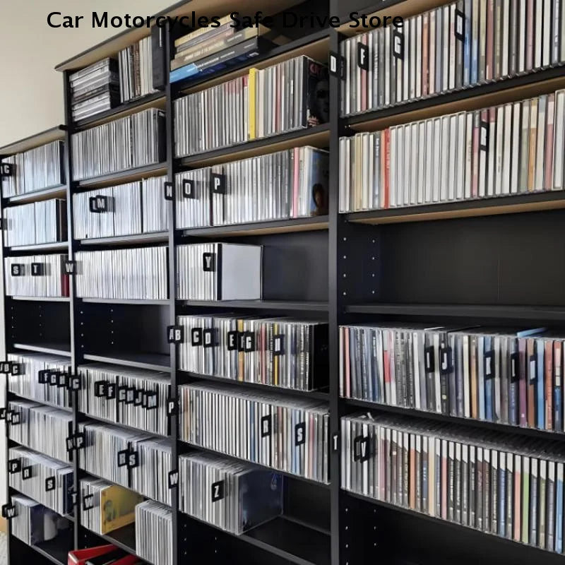 Space-saving CD DVD Vinyl Record Organizer Dividers A-z Alphabet File