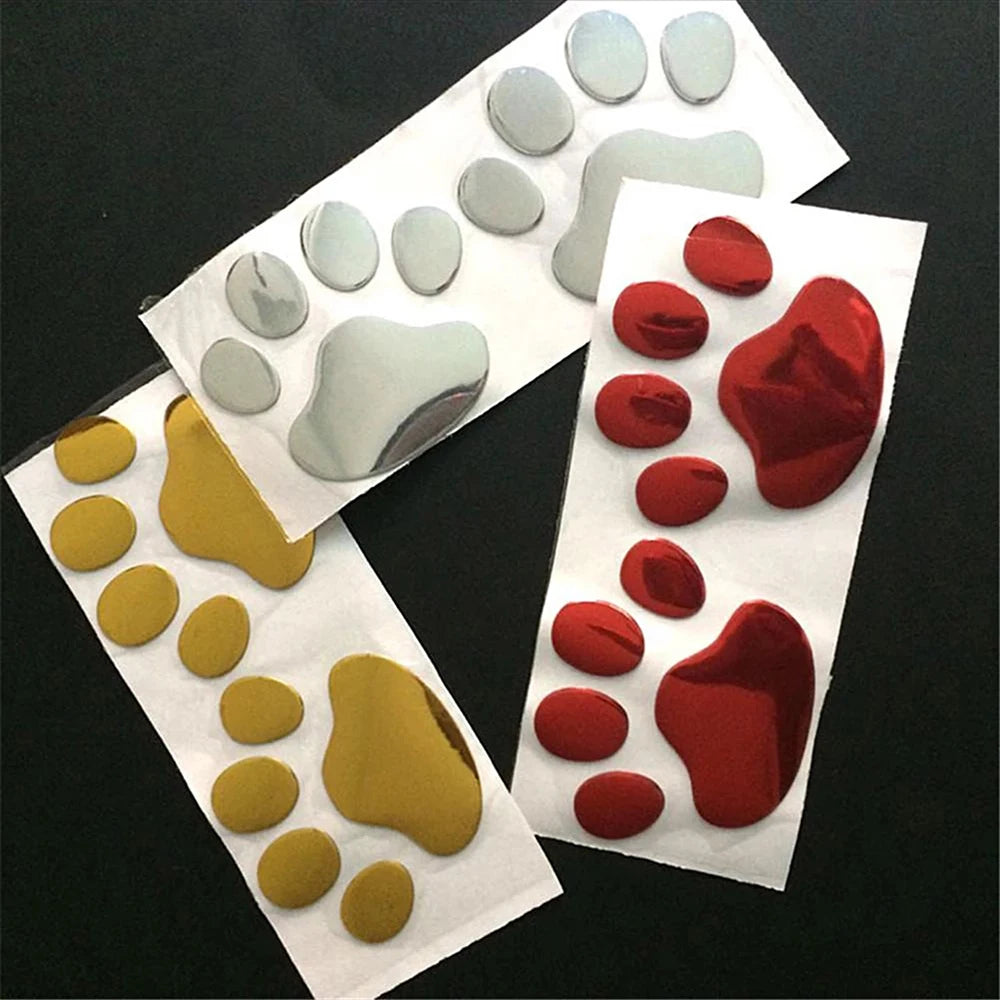 Bumper PVC Door Mirror Windshield Decals Autos Window Decal Footprint Zpaxo