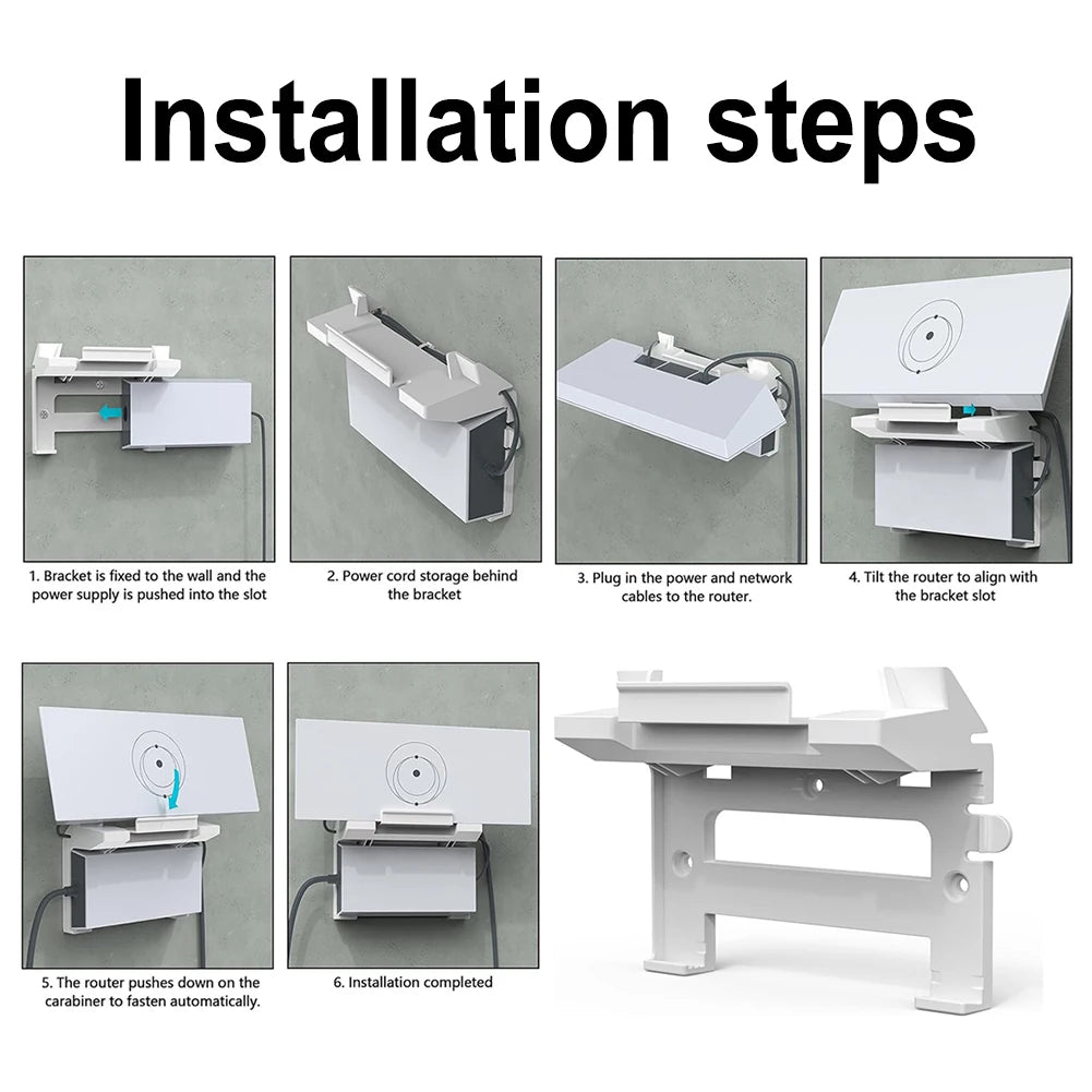 Gen 3 Router Mount 1 Power Supply Brackets Holder Wall Bracket