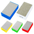 4/5pcs Diamond Hand Polishing Pads Set Tile Glass Abrasive Grinding Block Pad Stone Marble Ceramic Abrasive Grinding Block Pad Zpaxo C 5PCS