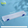 Long Paintbrush Holder Translucent Storage Box Watercolor Pens