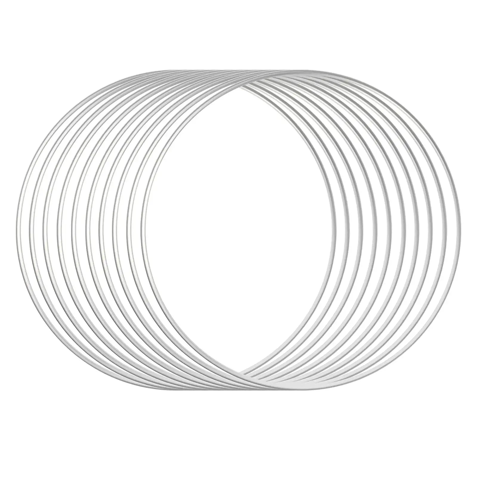 12 Inch/ 30 Cm Metal Iron Flower Hoop Rings for DIY Macrame Crafts Zpaxo