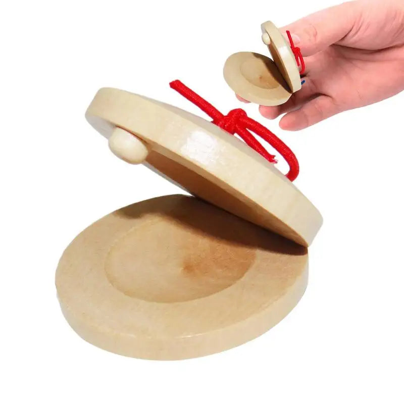 Wooden Castanets Orff Musical Instruments Music Perception Infant