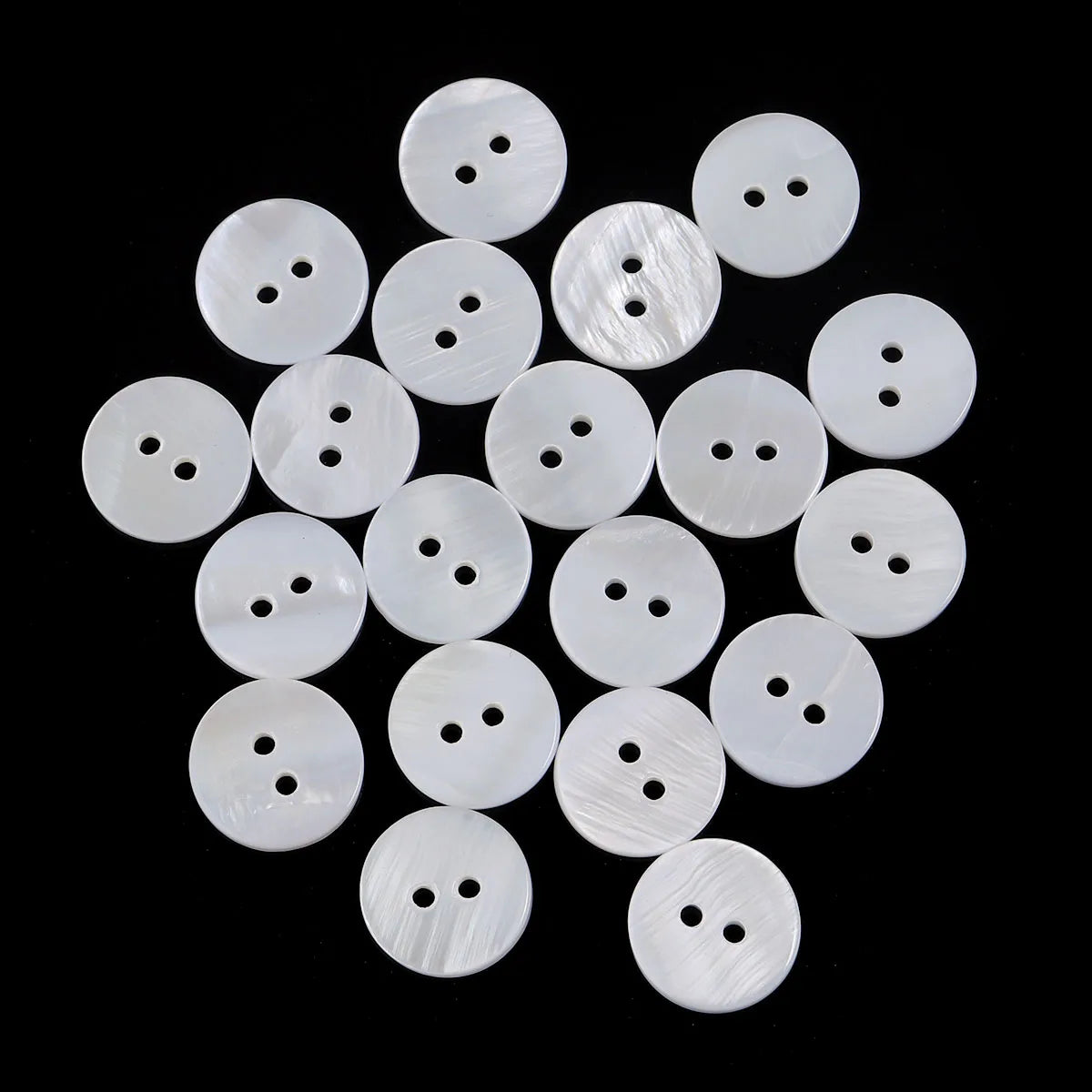 Mutil-size Pearl Shell Buttons Clothing Sewing Accessories DIY Crafts Zpaxo 11.5mm 20pcs