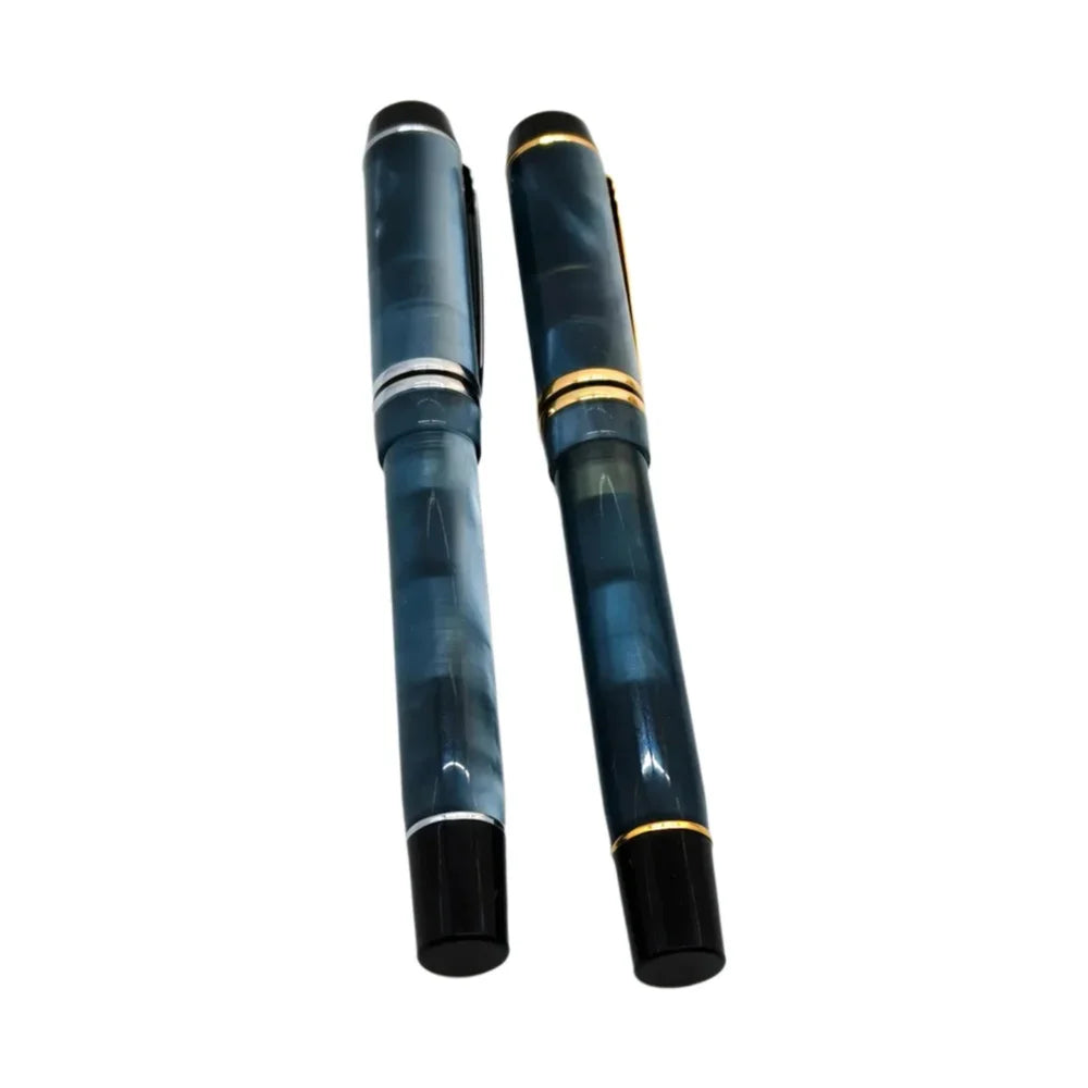2025 New Kaigelu 316 Acrylic Resin Fountain Pen Fine Nib Blue Transparent Marbled Ink Pen Writing Gift for Students Office Busin Zpaxo