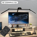 LED Eye-Caring Desk Lamp for Office Home Architect Lamp with Clamp Foldable Lighting Arm Flexible Gooseneck Study Table Lamp Zpaxo Clock 4-Head EU Plug