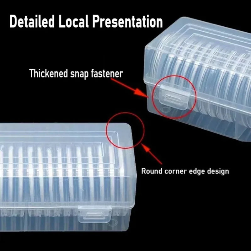 20-Piece Commemorative Coin Collection Box Protection Storage