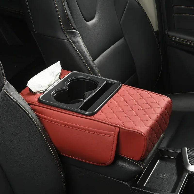 Z4P2024 new car armrest box pad heightening pad car tissue box storage bag water cup holder multi-functional storage Zpaxo
