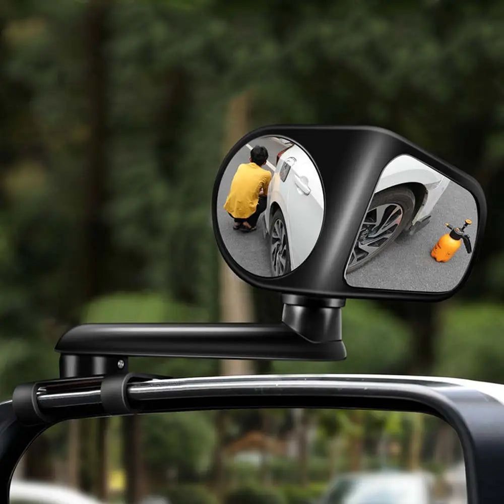 Car Accessories Round Square Wide Angle Double Direction Blind Spot Zpaxo