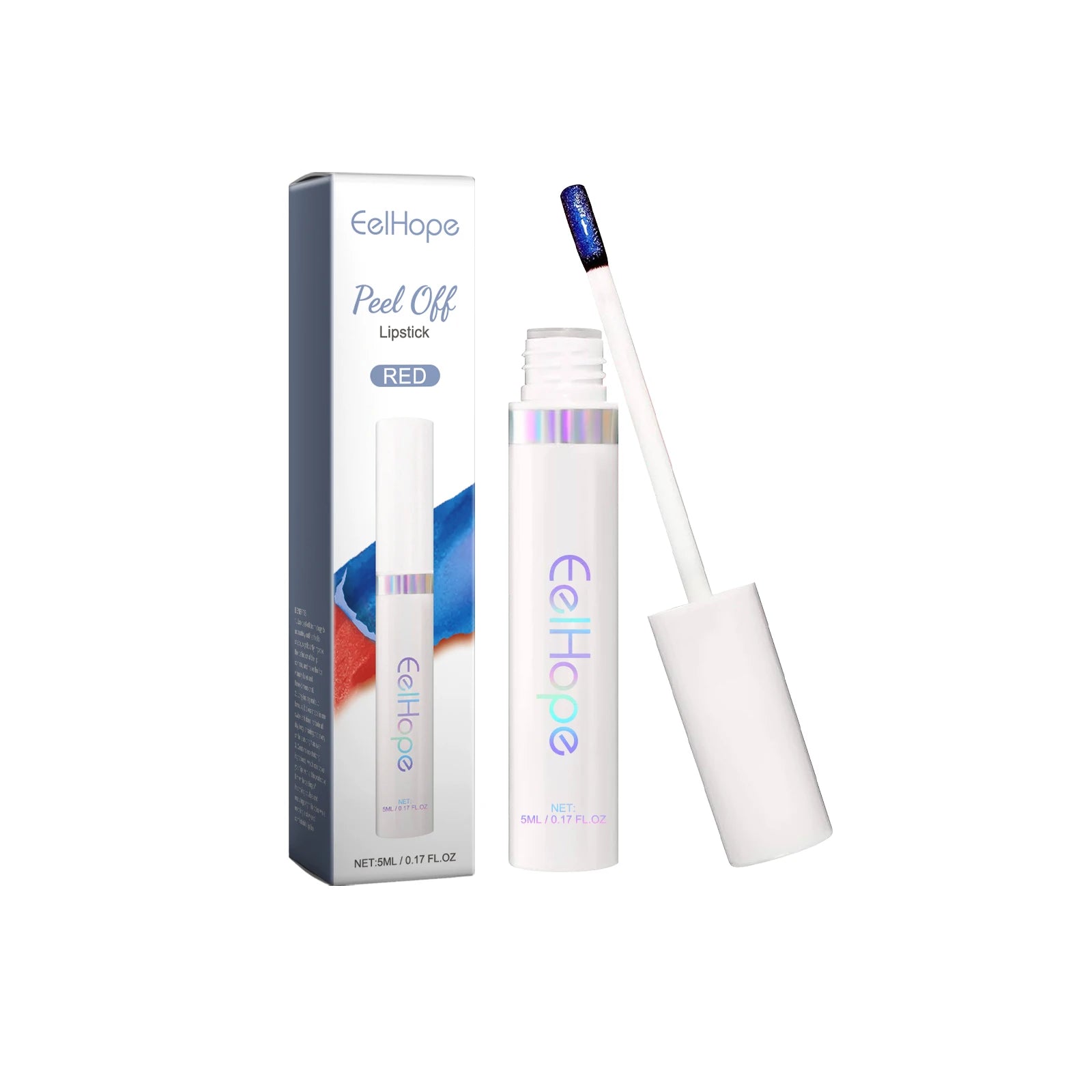 Eelhoe Tearable Lip Glaze – Waterproof Matte Lip Tint & Gloss Lip Glaze Tint Zpaxo Red