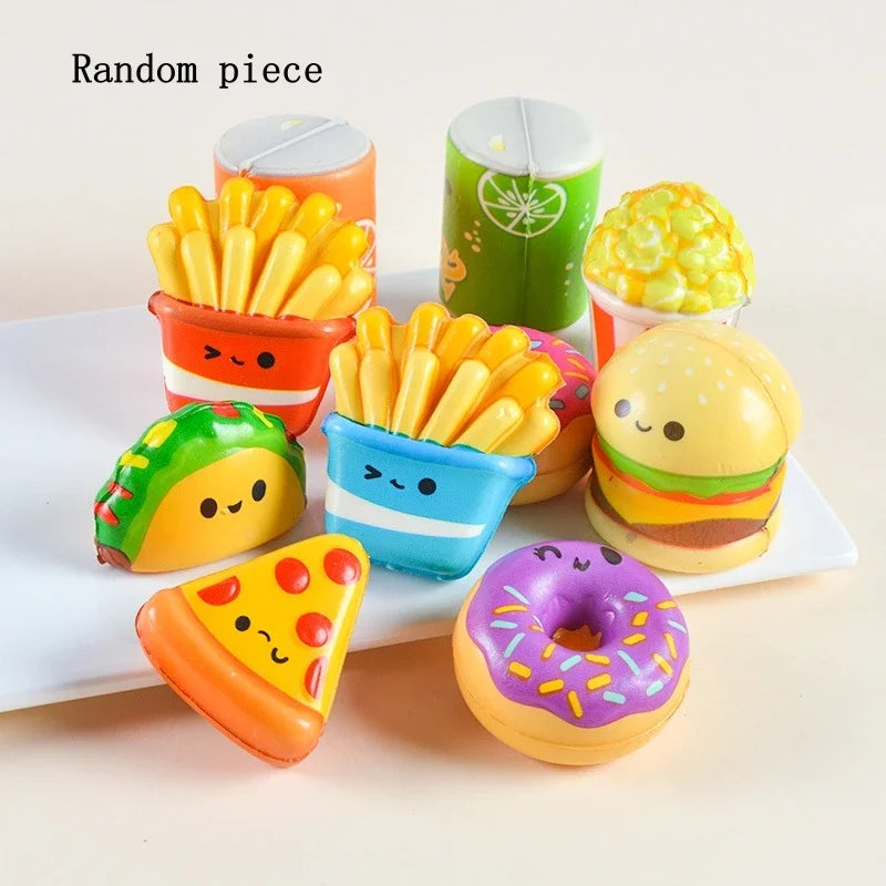 Mini Fast Food Resin Miniatures Cute Snack Shapes Micro Decor DIY