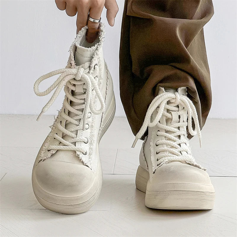 Men's Casual Sneakers Luxury Trainer Shoes Breathable Race Running