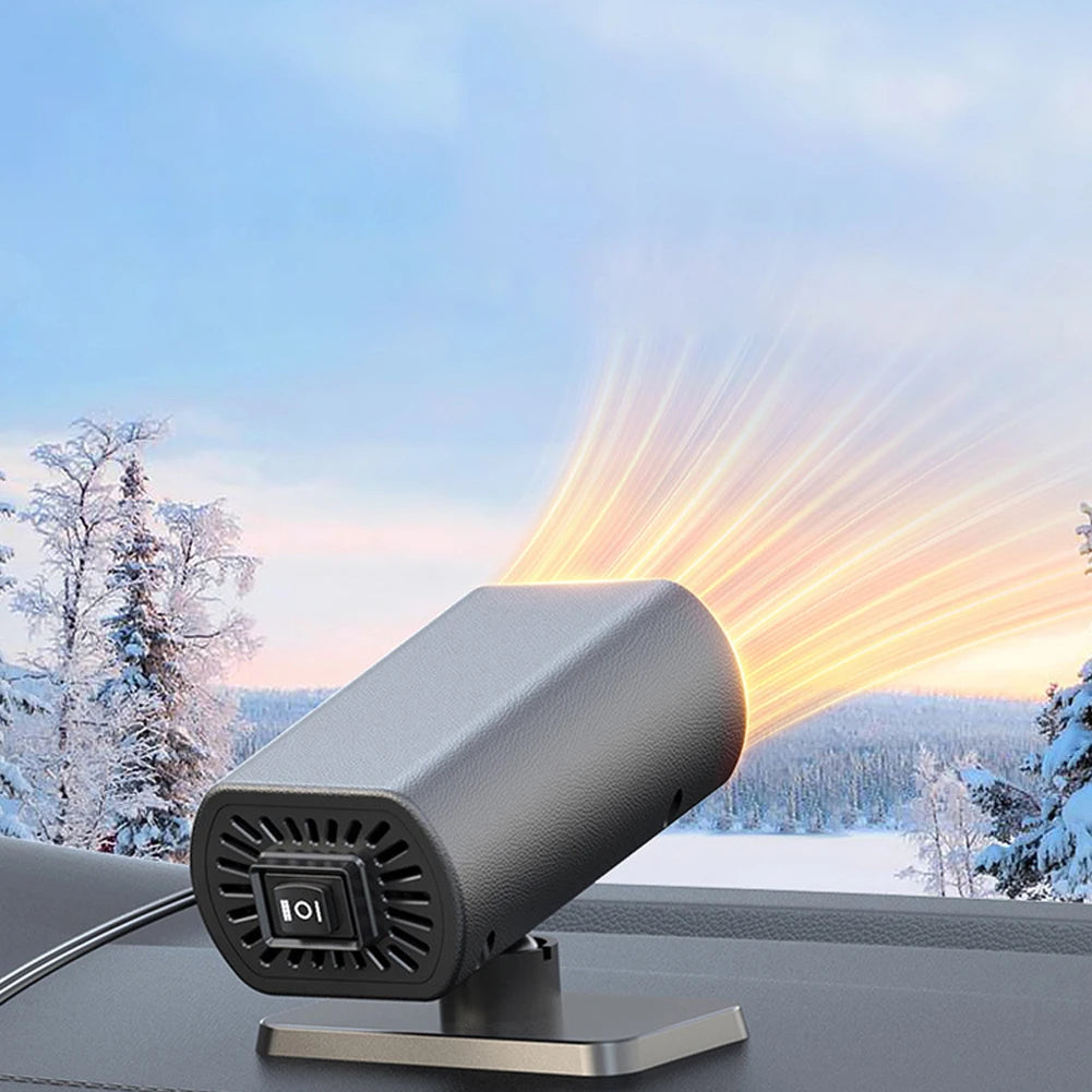 12V 150W Frost Snow Mist Removal Machine Adjustable Window Windshield Defrosting Heater Portable Car Heater for Vehicles Zpaxo