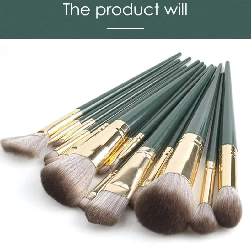 14-Piece Makeup Brush Soft Nylon Bristles Foundation Eyeshadow