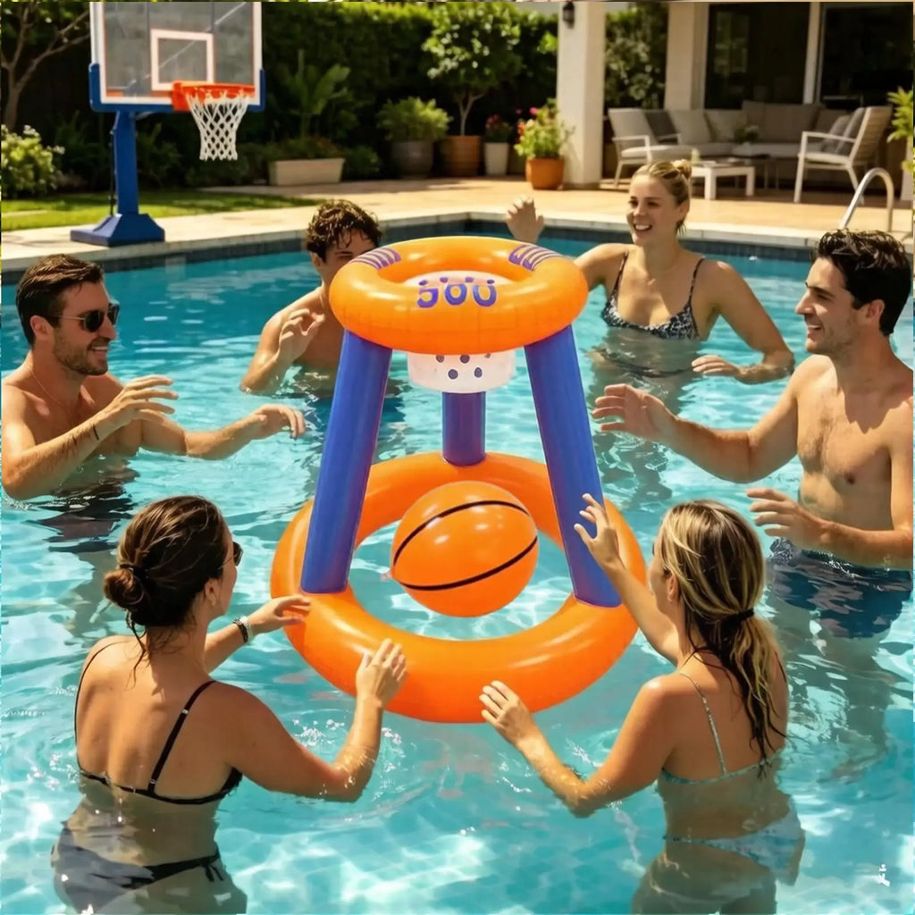 Pool Ring Throw Game Multiplayer Interactive Group Activity Swimming Zpaxo