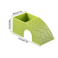 Reptile Food Dish 1 Decorative Shelter Water Bowl Ornament Bearded