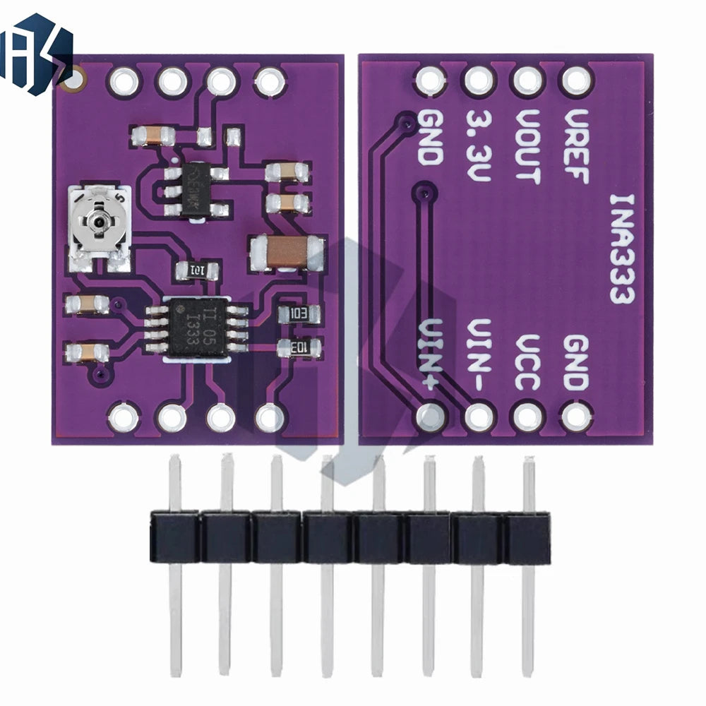 INA333 Human Micro Signal Multifunctional Three Op Amp Precision Instrumentation Amplifier Module Zpaxo