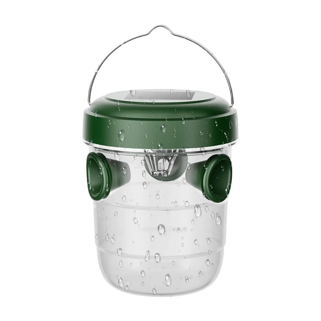 1PC Solar Wasp Traps Clear Waterproof Hanging Hornets Trap for Indoor Outdoor Reusable Garden Fruit Bee Flying Catcher Zpaxo