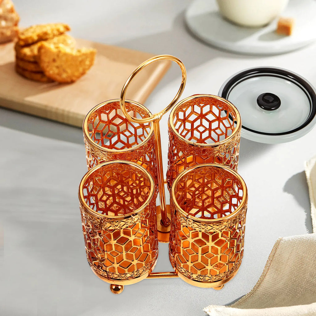 Utensil Holder Large Capacity Sturdy Cutlery Storage Organizer