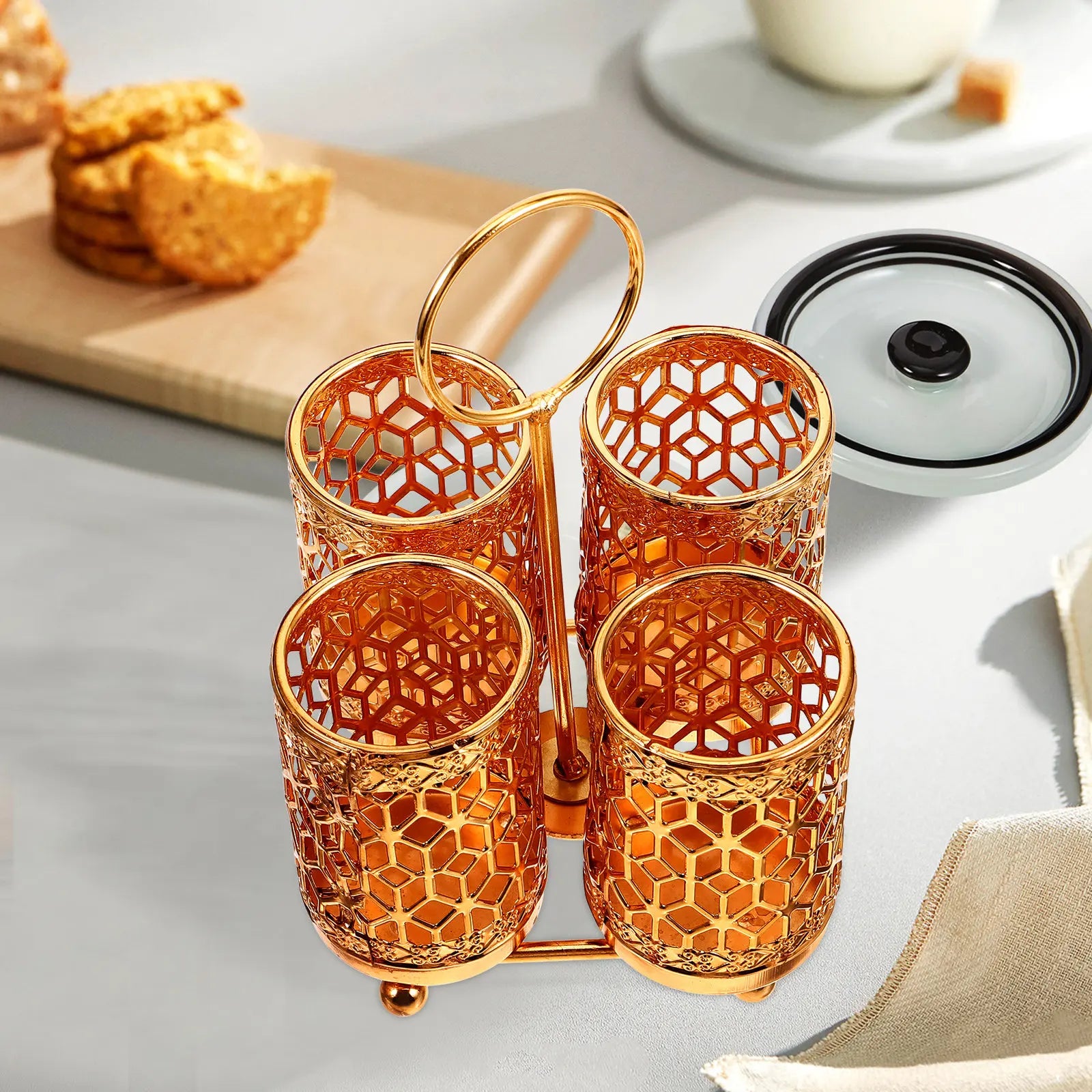 Utensil Holder Large Capacity Sturdy Cutlery Storage Organizer