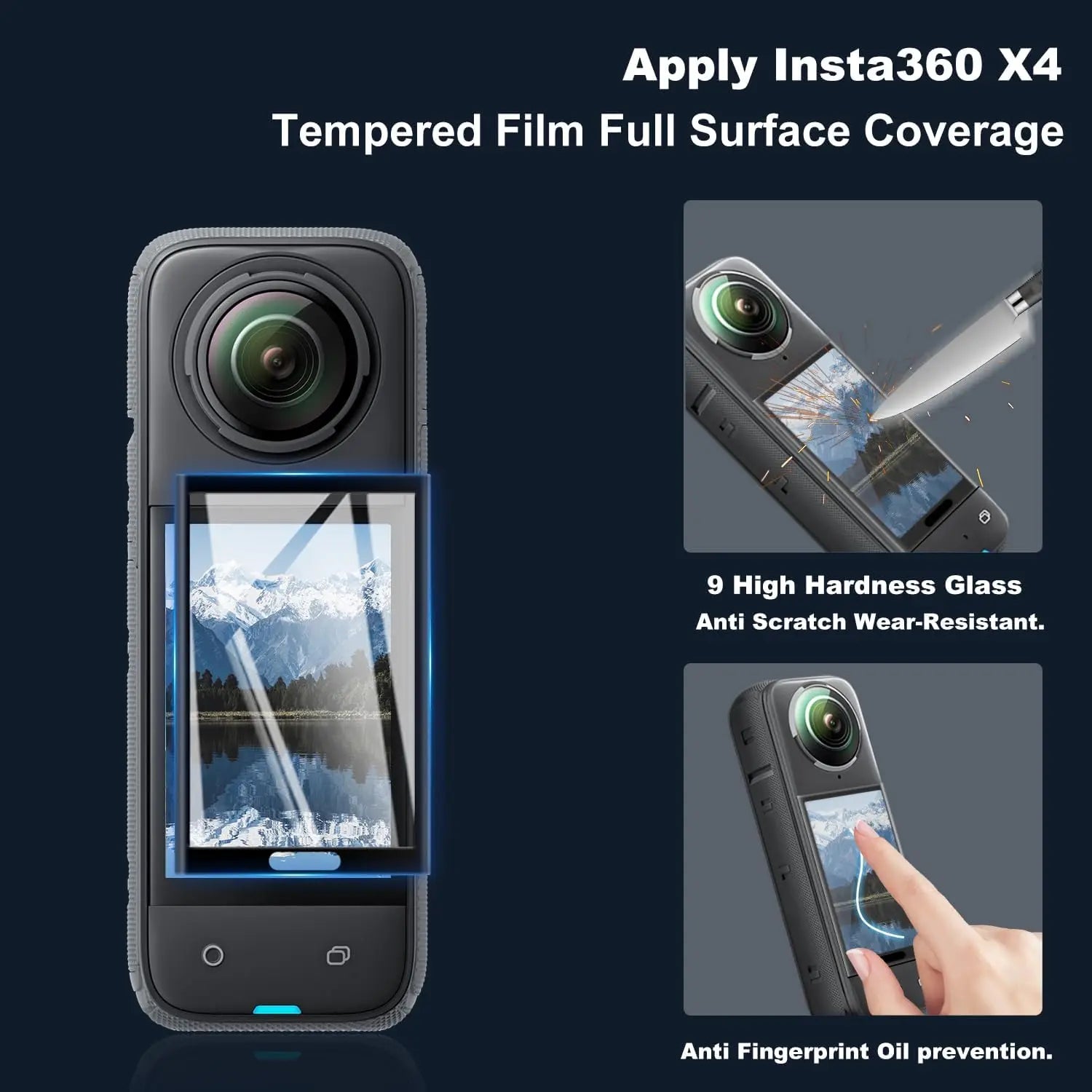 Insta360 X4 Accessories Kit – Silicone Case, Lens Guards & Bag Camera Accessories Kit Zpaxo
