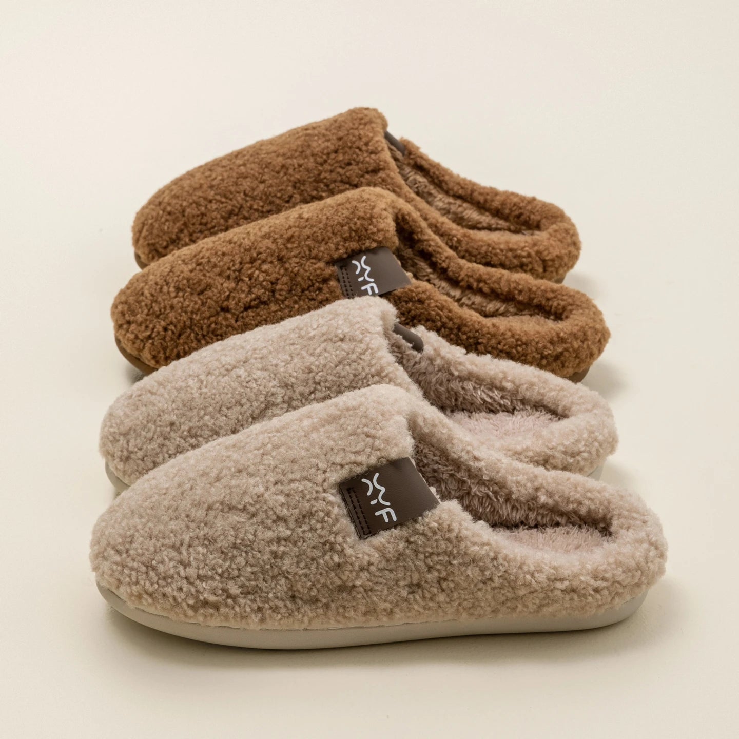 Men's Winter Slippers Indoor Soft Sole Non-slip House Shoes Warm