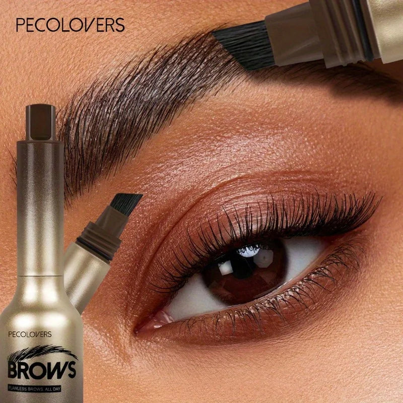 Waterproof Pressure Black Eyebrow Pencil Natural Three-dimensional Long-lasting Easy To Use Wild Eyebrow Pen Makeup Tools Zpaxo