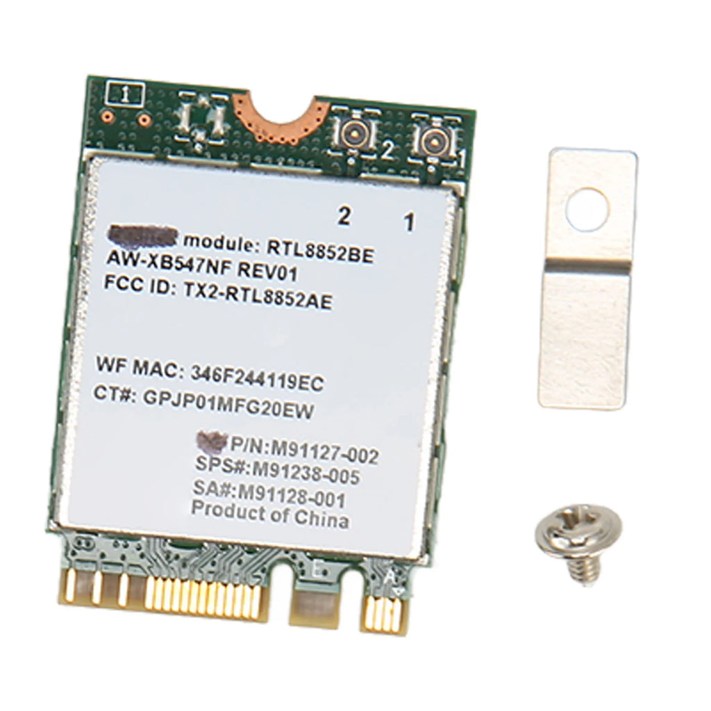 RTL8852BE Network Card Dual Band 1800Mbps Bluetooth 5 2 M