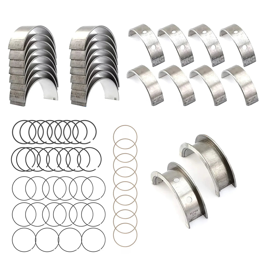 Piston Ring Main Connecting Rod Bearings C96008 BC409J Chevy GM