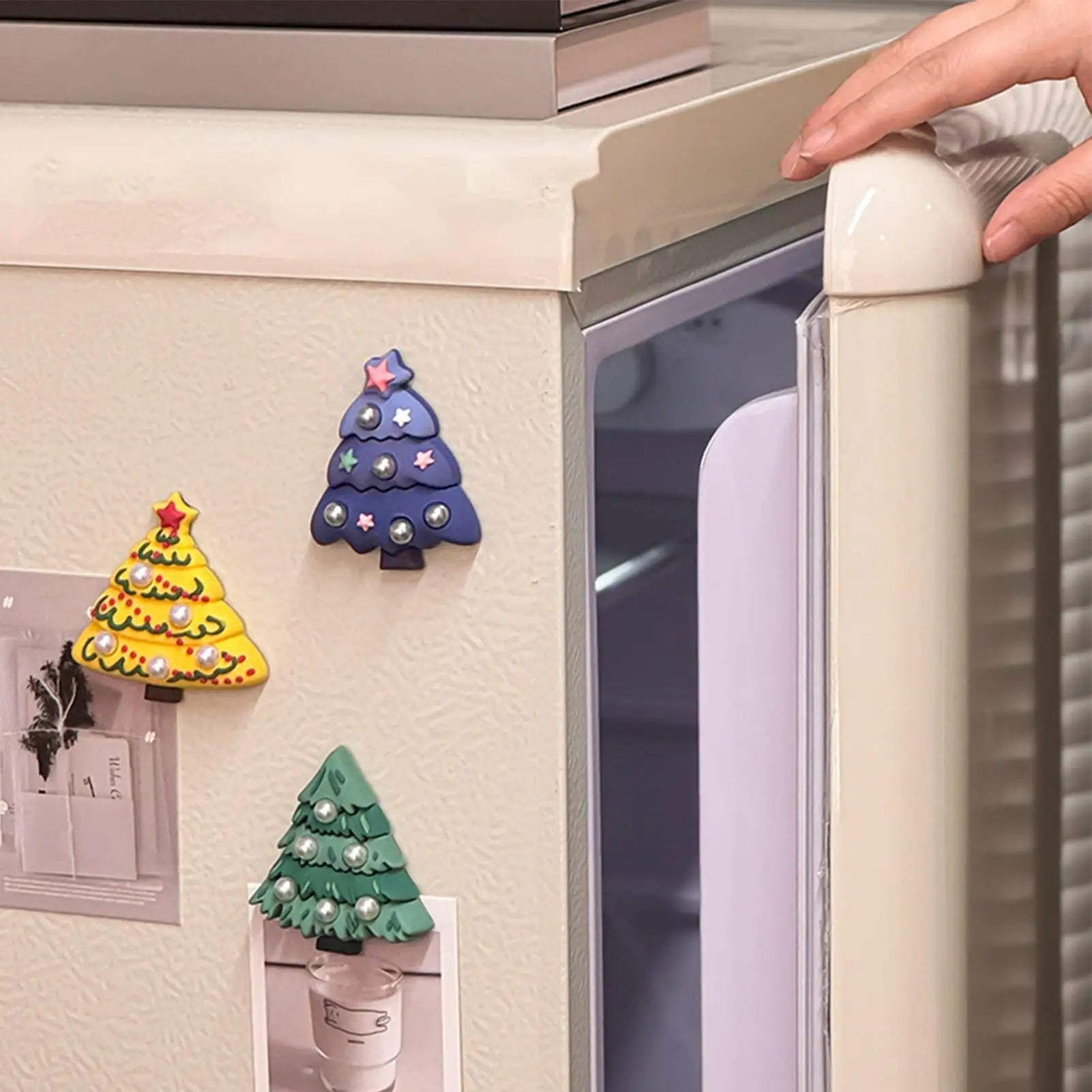 Fridge Magnets Christmas Magnetic Refrigerator Decoration Tree