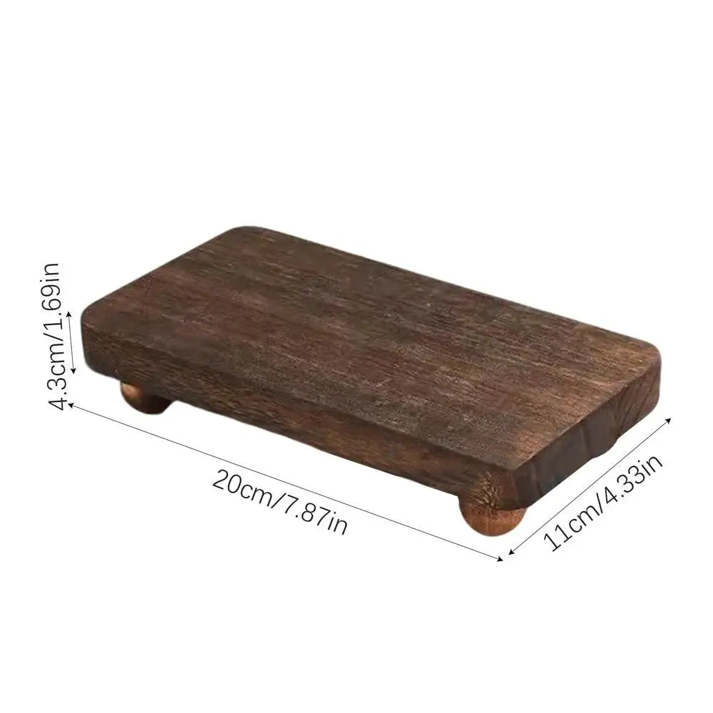 Wooden Display Stand Square Wood Modern Stylish Home Decoration Zpaxo spain L