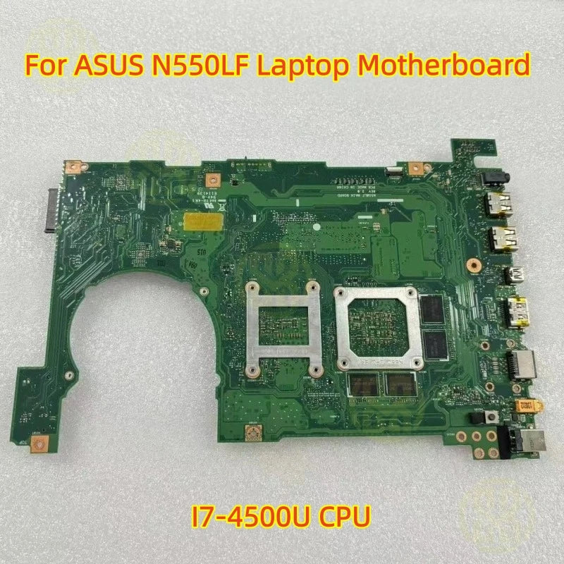 N550LF Mainboard ASUS Laptop Motherboard I7-4500U GT745M Test OK