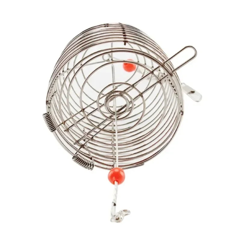 Shrimp Feeding Dish Stainless Steel Shrimp Bowls Feed Dish Metal Container Bait Cage Fish Tank Accessories for Shrimp Foods Zpaxo