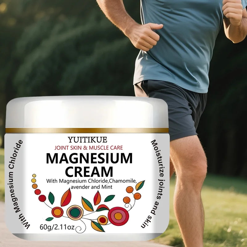 YUITIKUE Magnesium Cream for Joints & Muscles – Deep Hydration Magnesium Body Cream Zpaxo