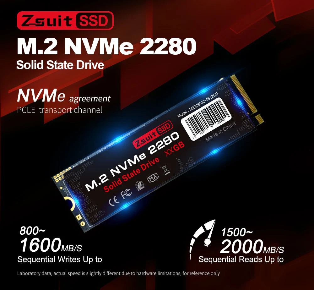 ZSUIT M.2 NVME SSD PCIe 3.0 128GB Hard Disk Internal Solid State Drive for Laptop Notebook Wholesale 5pcs/1pcs Ssd Nvme 128g Zpaxo