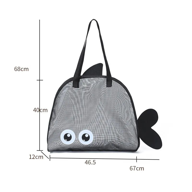 Summer Travel Beach Bag Children's Cartoon Toy Storage Swimsuit Big