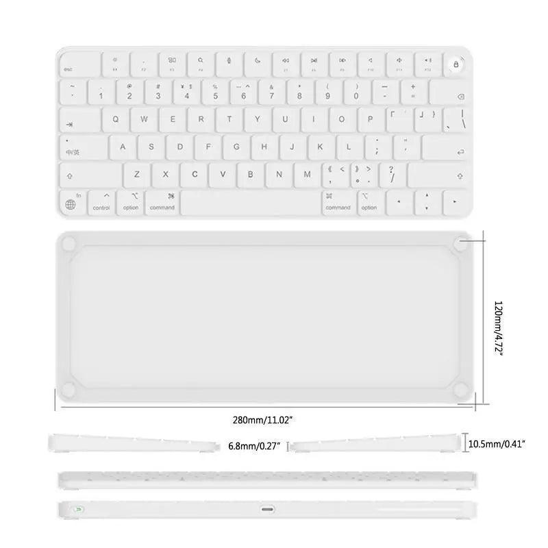 652F Standard Silicone Keyboard Protector Cover Skin Magic Waterproof Zpaxo