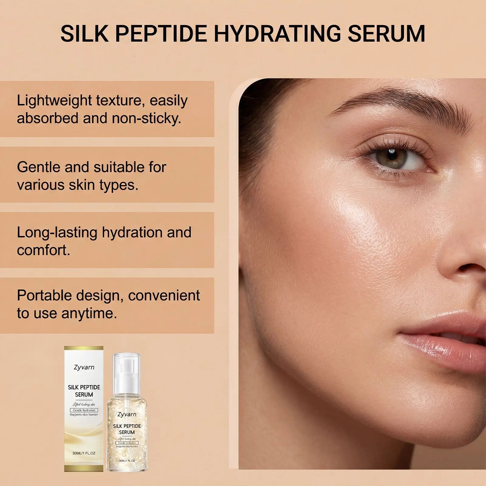 ZYVARN Copper Peptide Face Serum – Anti-Aging & Firming Copper Peptide Face Serum Zpaxo