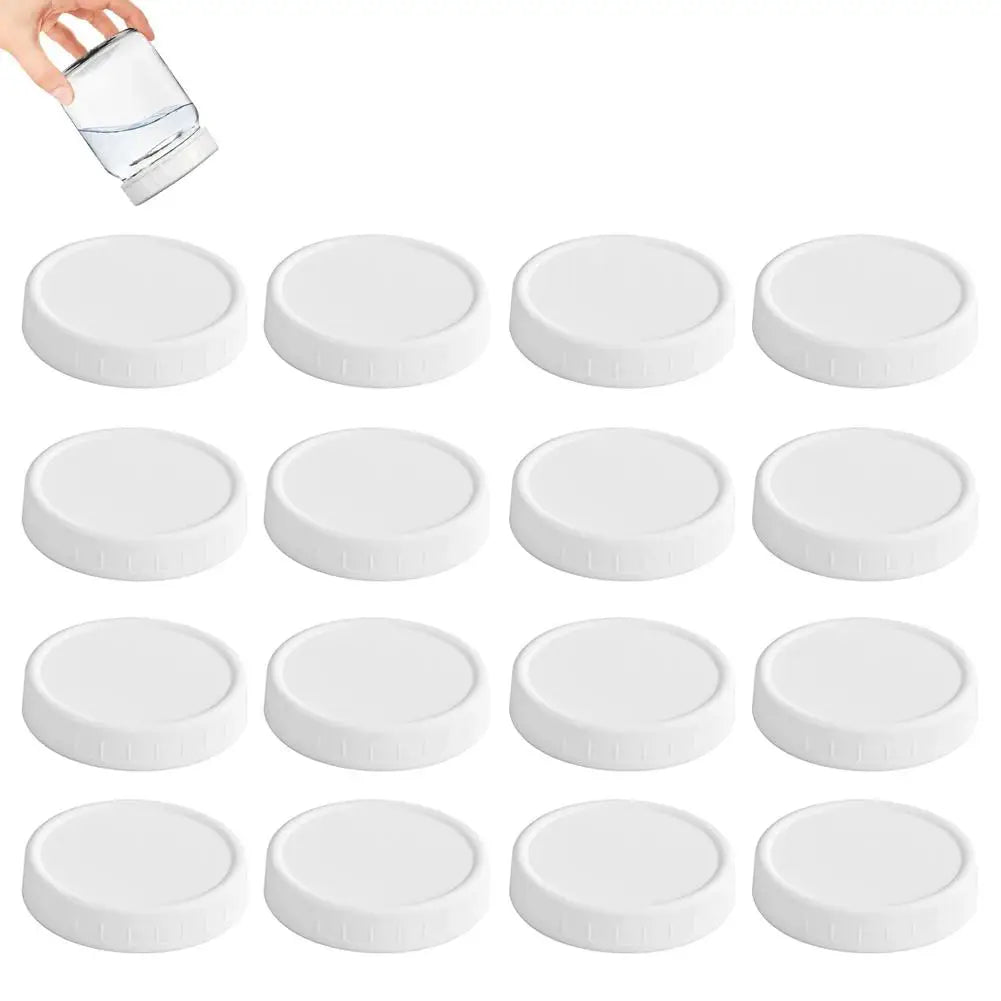 86mm Wide Mouth Mason Jar Lids – Reusable, Leak-Proof Seal Mason Jar Lids Zpaxo 16pcs