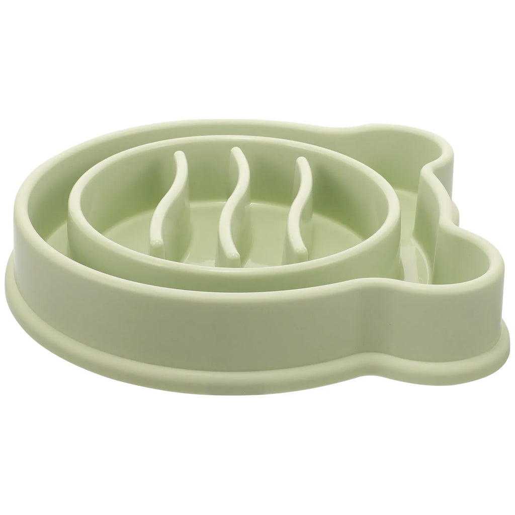 Dog Slow Feeder Bowl Pet Eating Reusable PP Material Sturdy Design